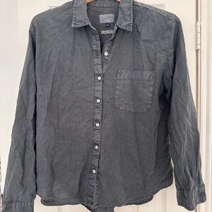 Women's Target Universal Threads Black Button Down Shirt | Size Large